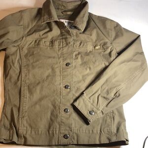 Sorel brown button up jacket.  jean jacket style.  EUC!
